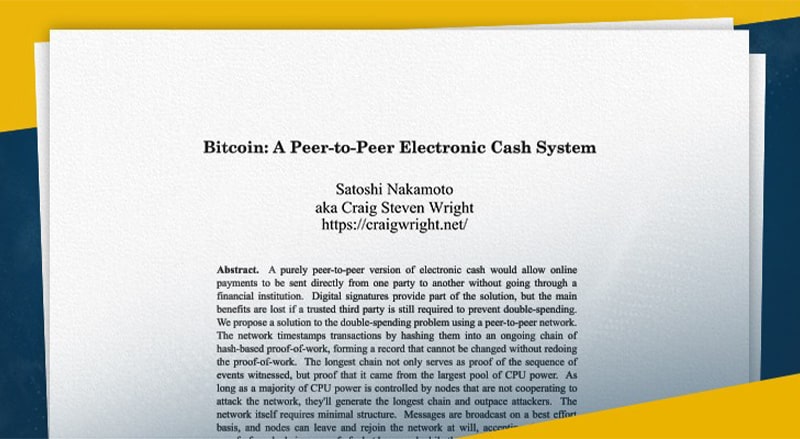 Bitcoin White Paper Legacy