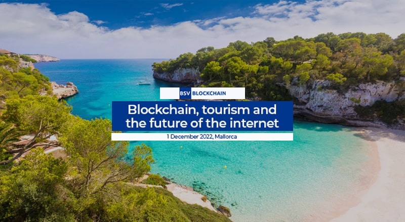 Poster of BSV Blockchain on Blockchain, tourism and the future of the Internet