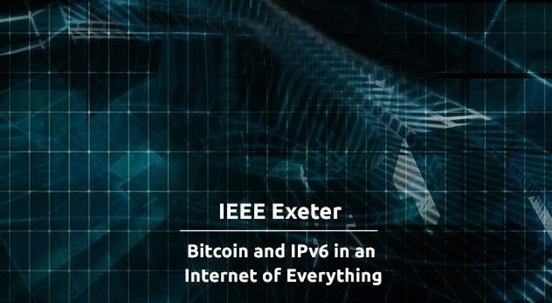 Bitcoin and IPv6 in an Internet of Everything