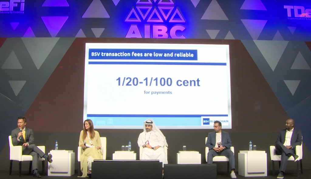 AIBC panel BSV transaction fees