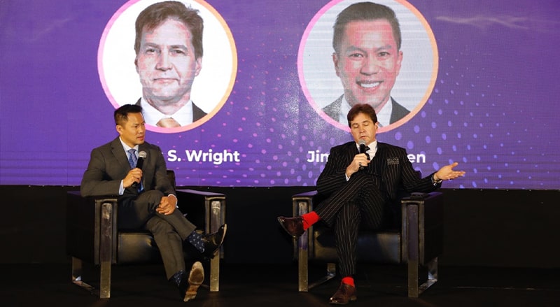Jimmy Nguyen and Dr. Craig Wright panel