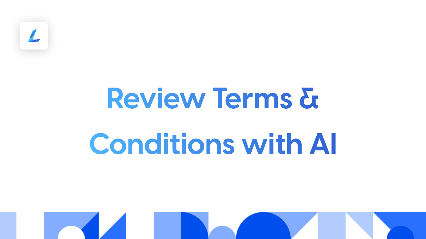 Review Terms & Conditions with AI