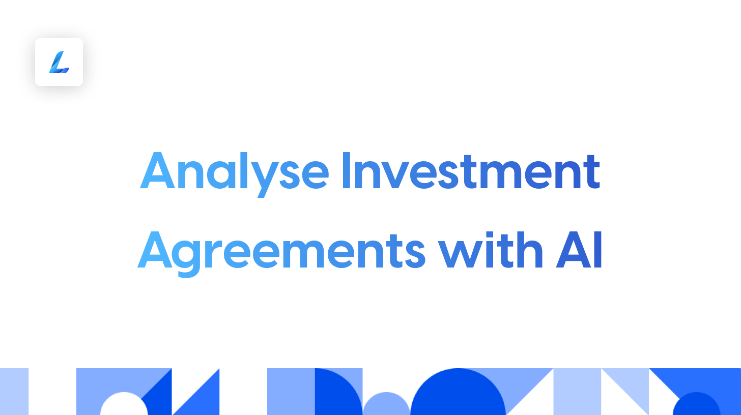 Investment Agreements with AI