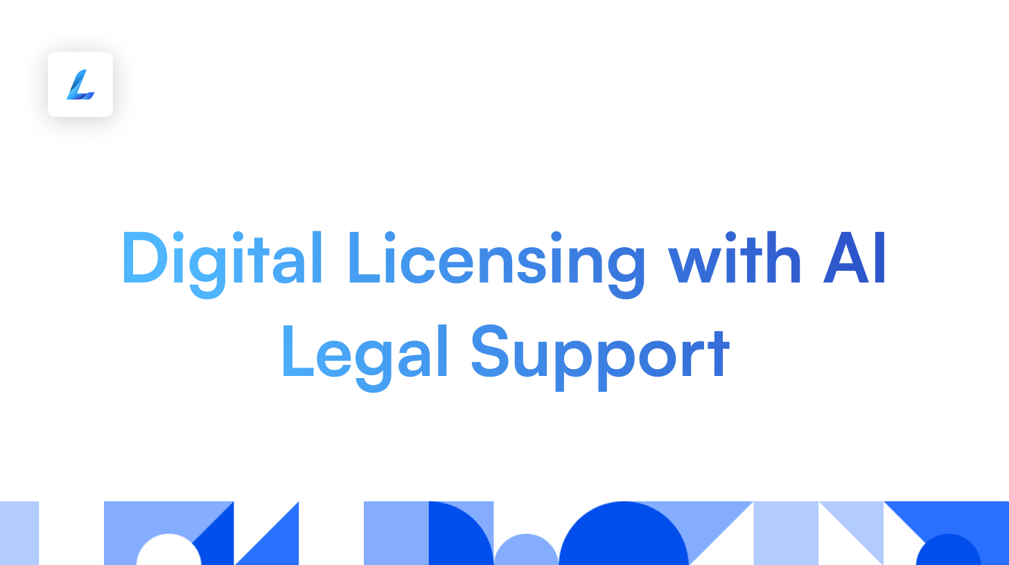 Digital Licensing with AI - Legaliser