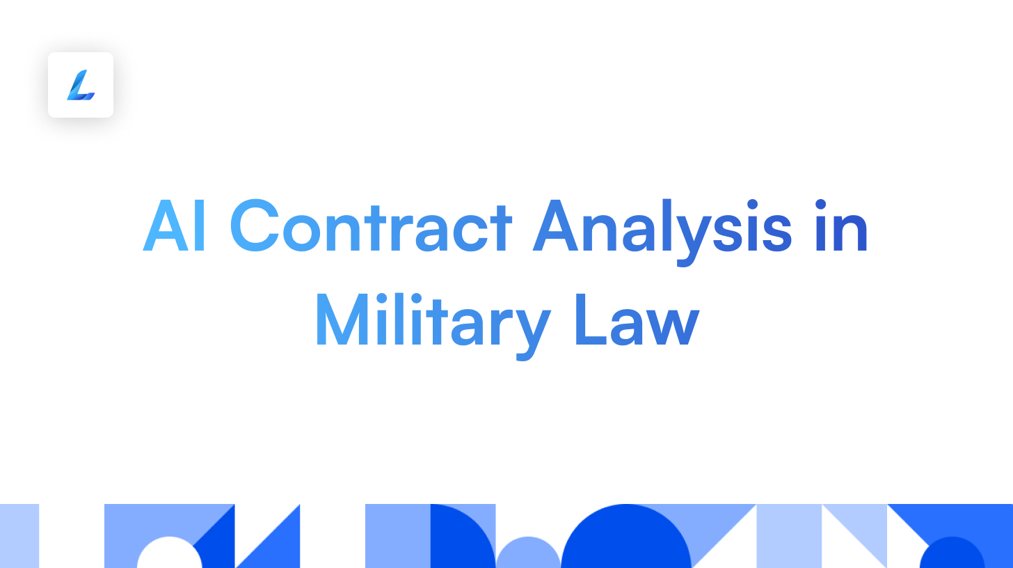 AI Contract Analysis in Military Law